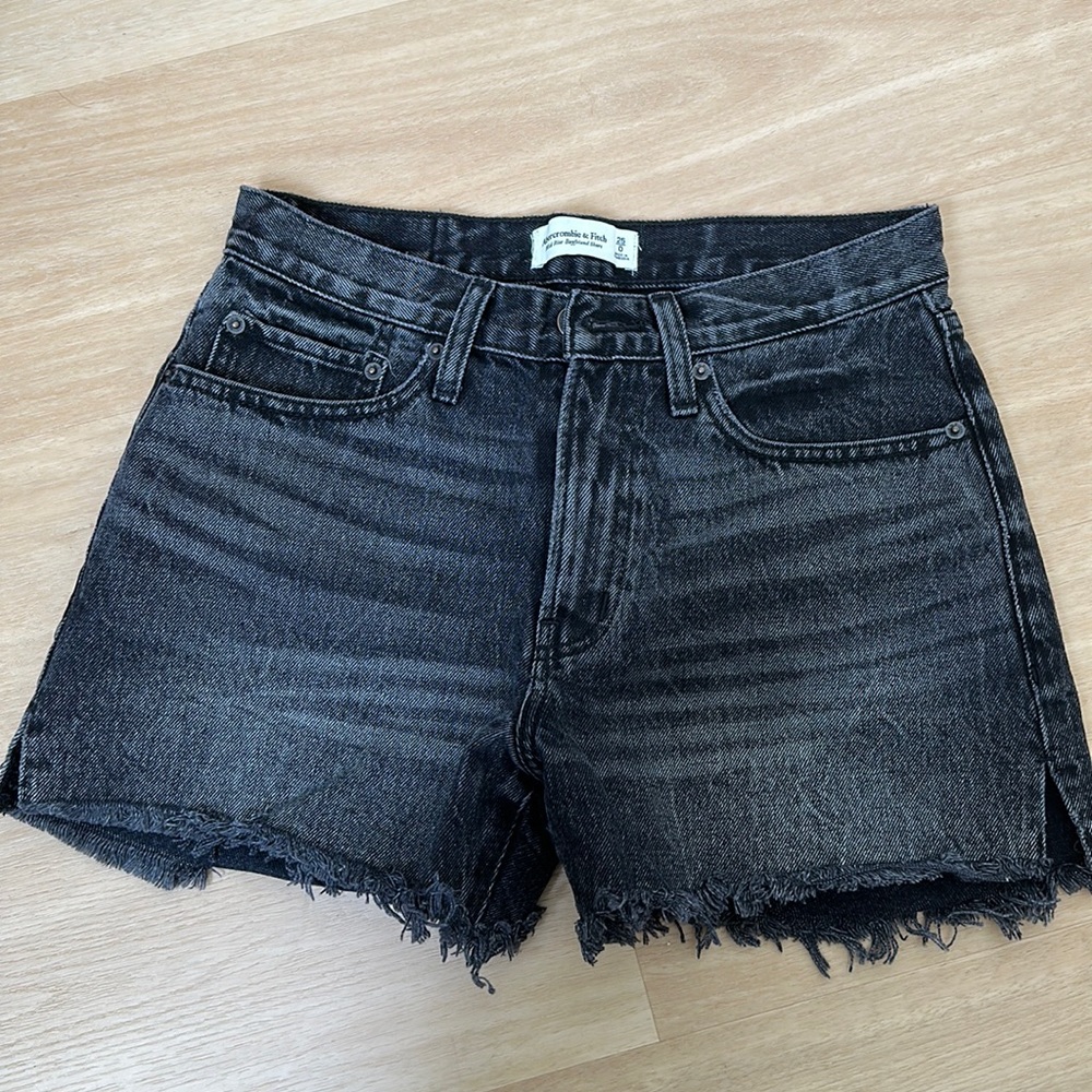 Denim Shorts - Black